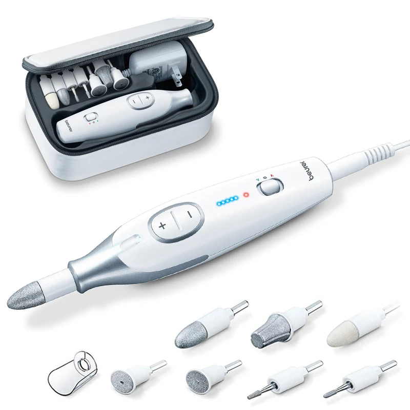 Beurer MP42 11-Piece Electric Manicure and Pedicure Nail Drill Set